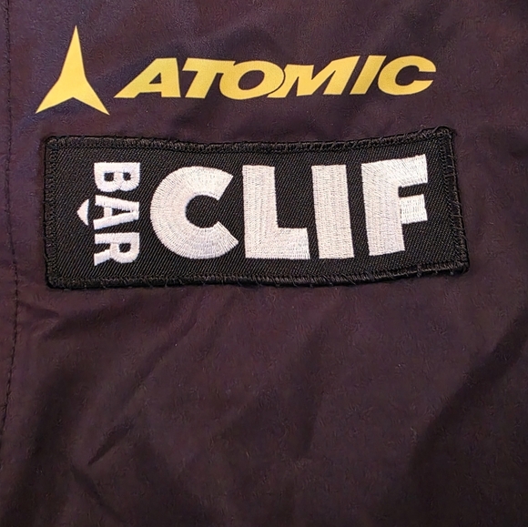 Men's Runners Jacket Black and Yellow VOmax Size Small Atomtic - Picture 3 of 5